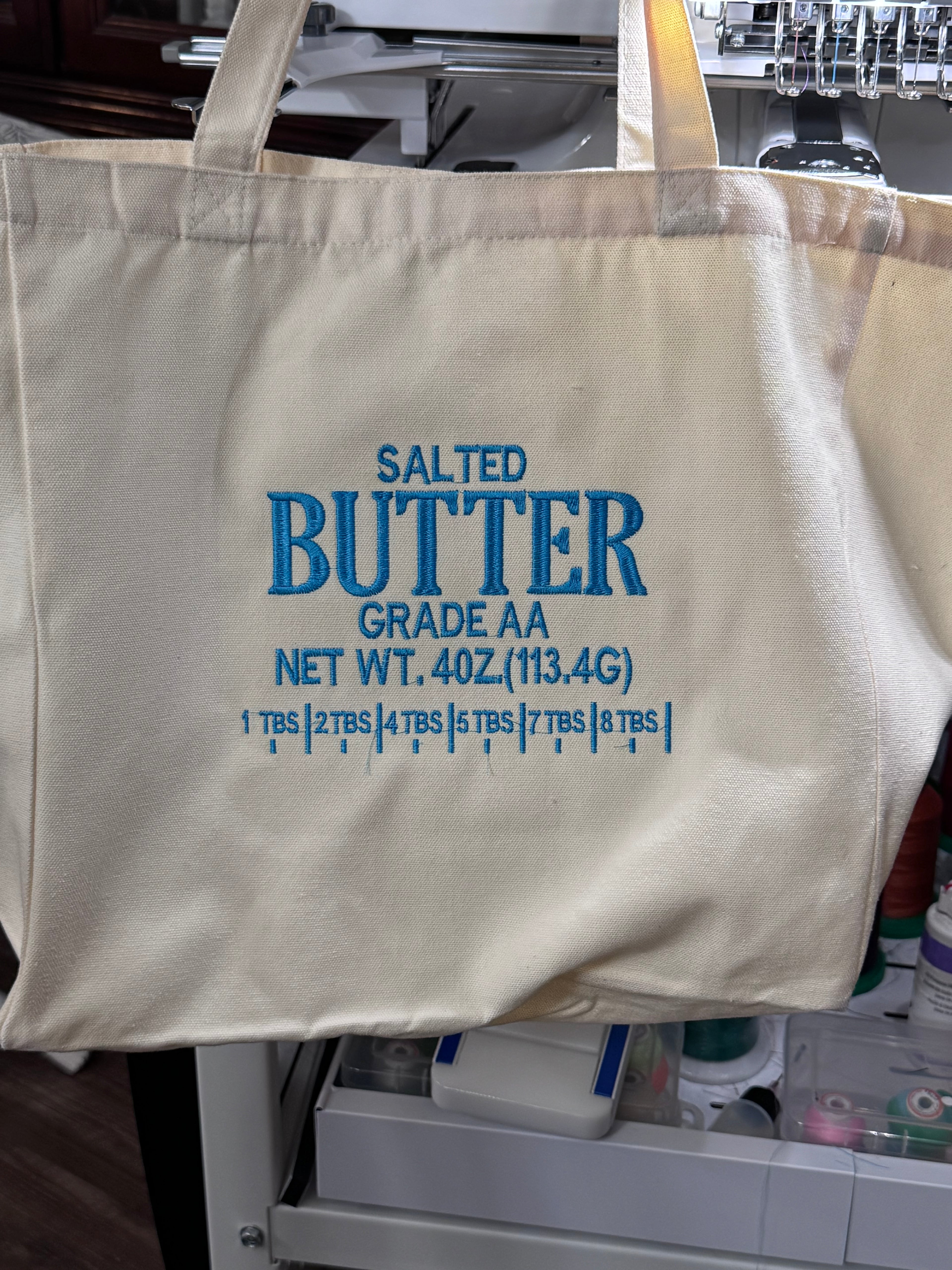 Butter tote bag