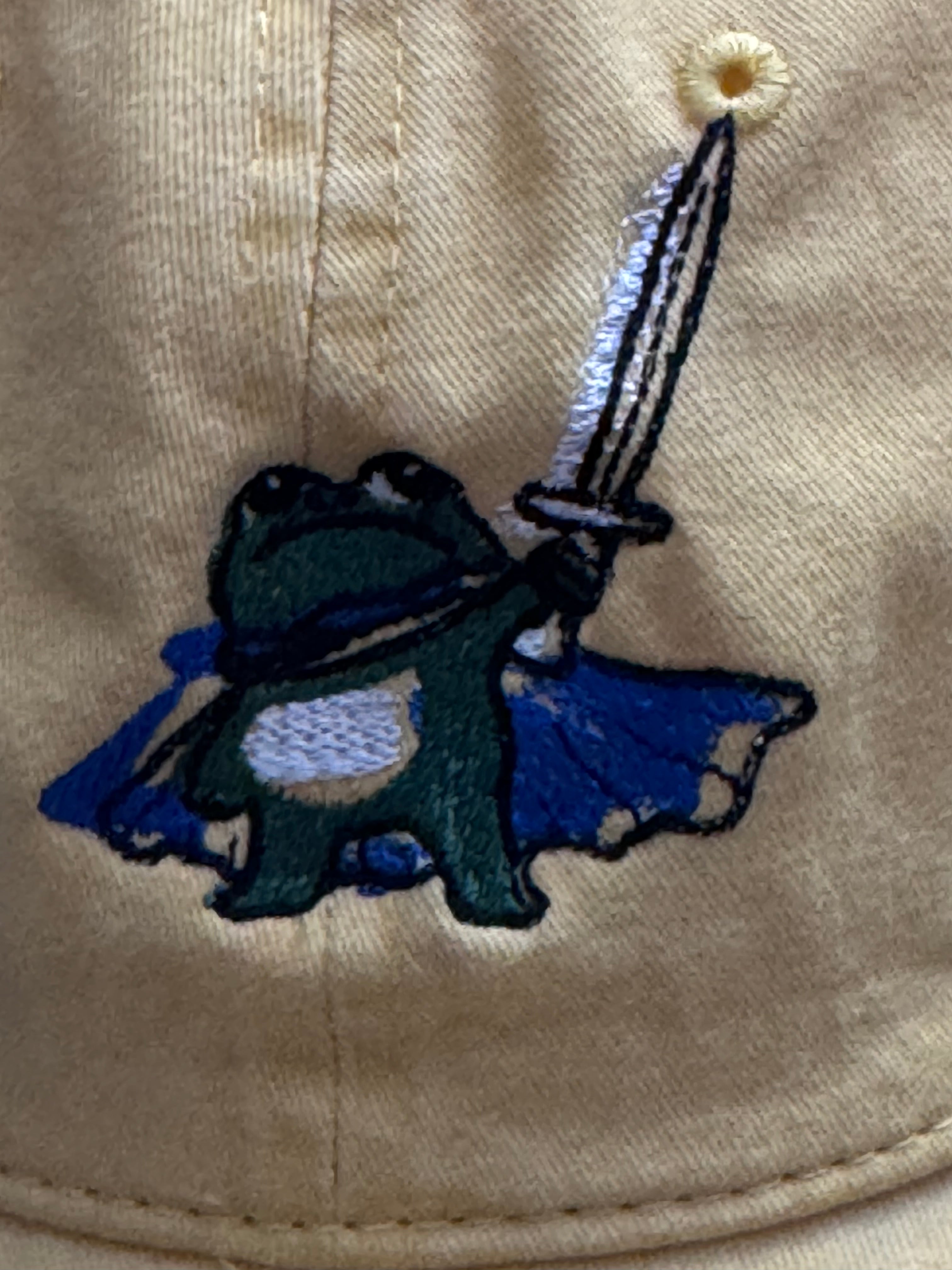 Mighty Frog & Sword Baseball Cap