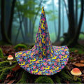 Neon Mushroom Witch or Wizard Hat