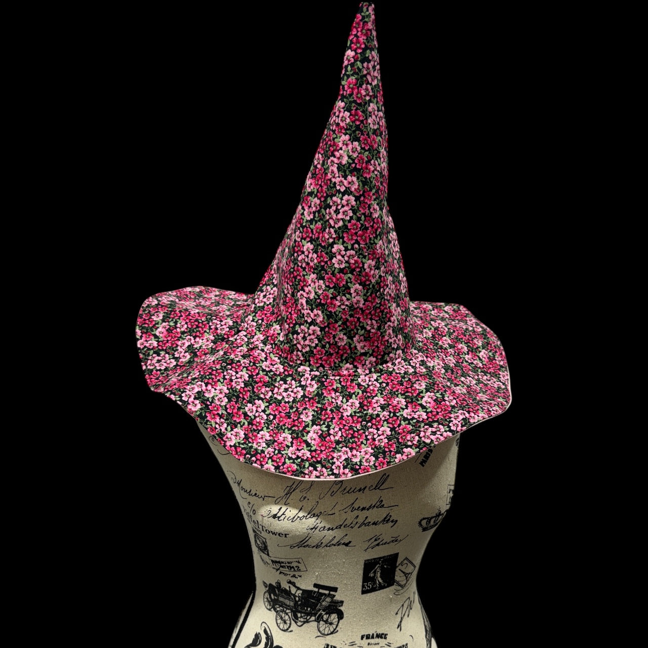 Floral Witch or Wizard Hat