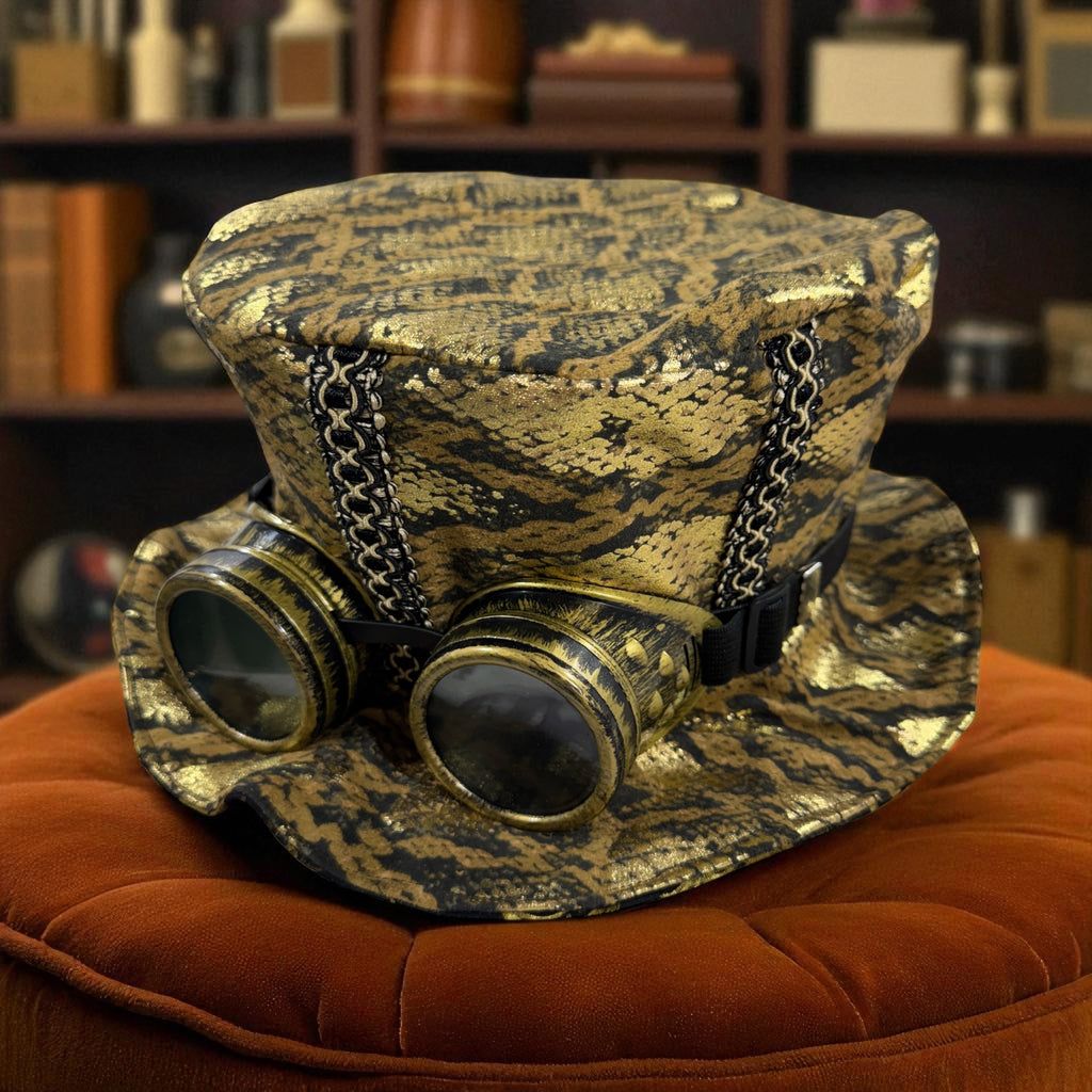 Steampunk Hat with Goggles