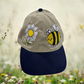 Flower & Bee Ponytail cap