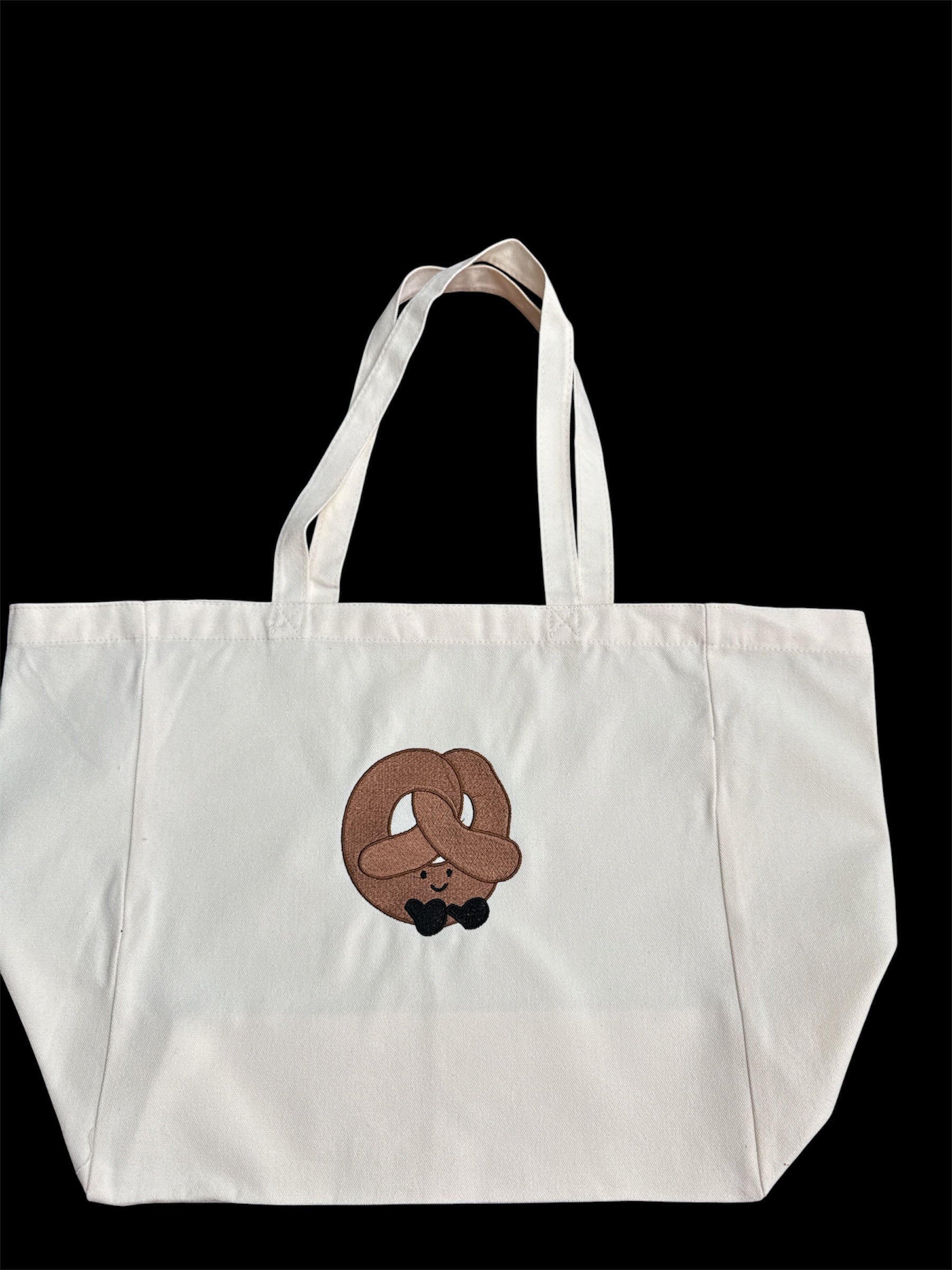 Smiling Pretzel Tote