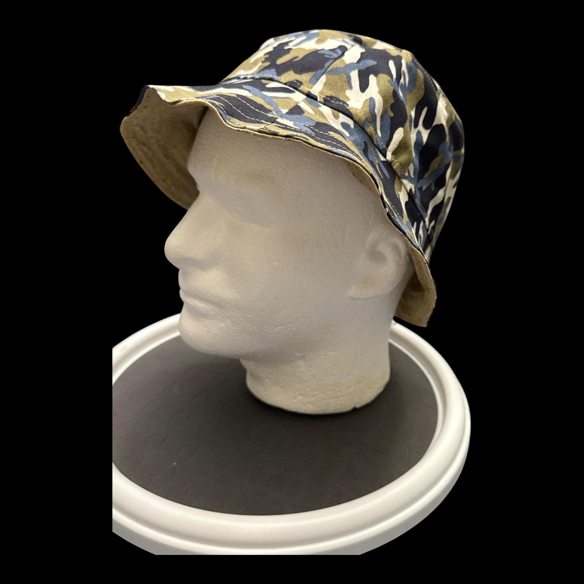 Camo and Sand Bucket Hat