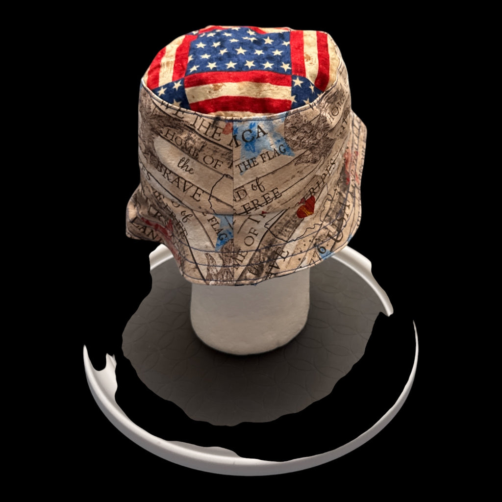 Patriotic Flag Bucket Hat