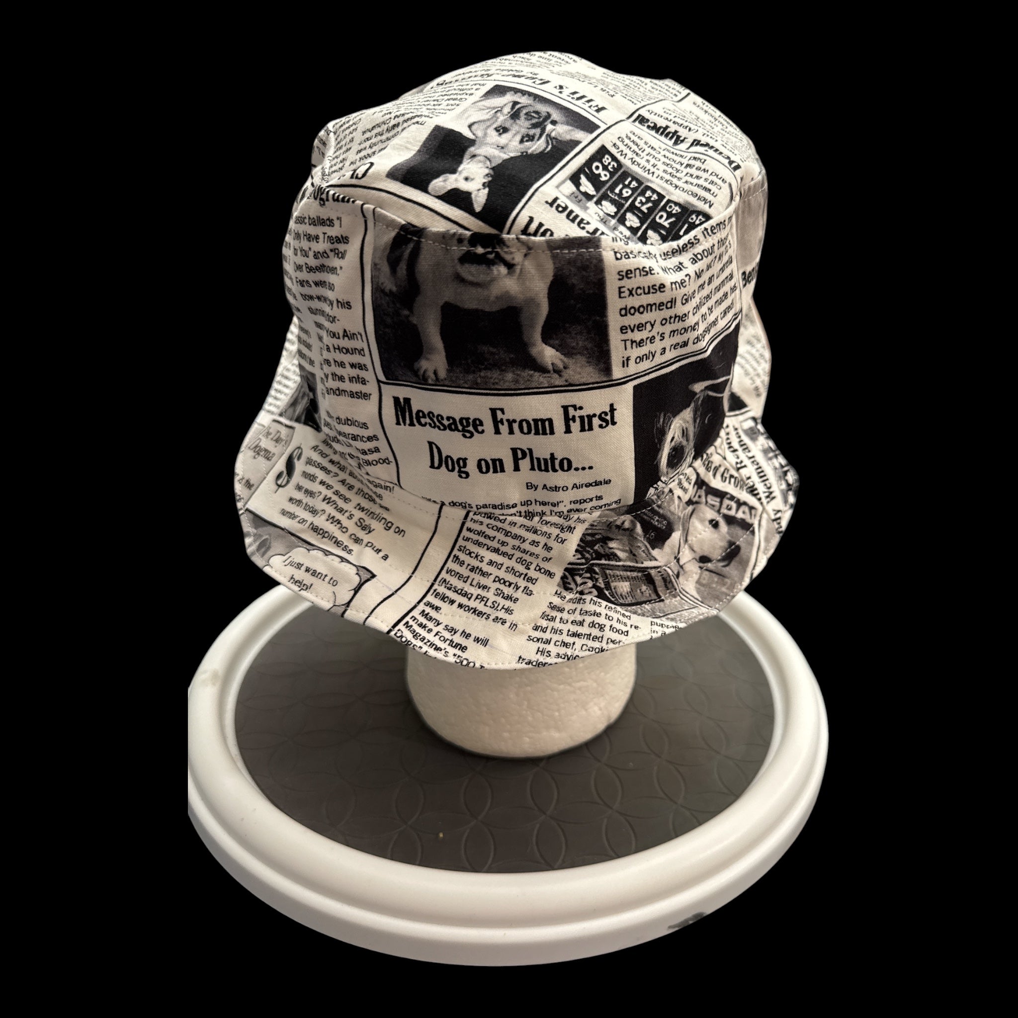 Doggy Newspaper Bucket Hat