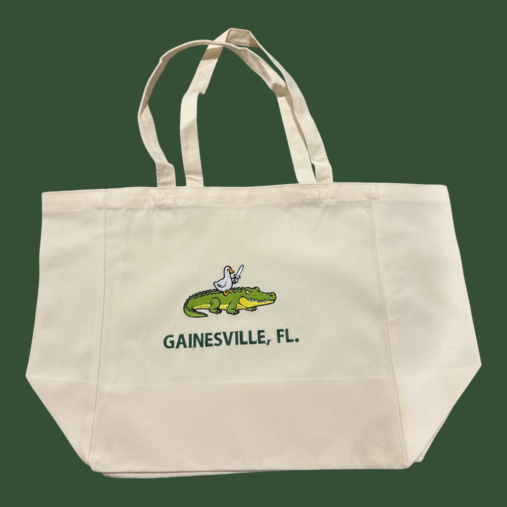 Duck and Angry Gator Tote