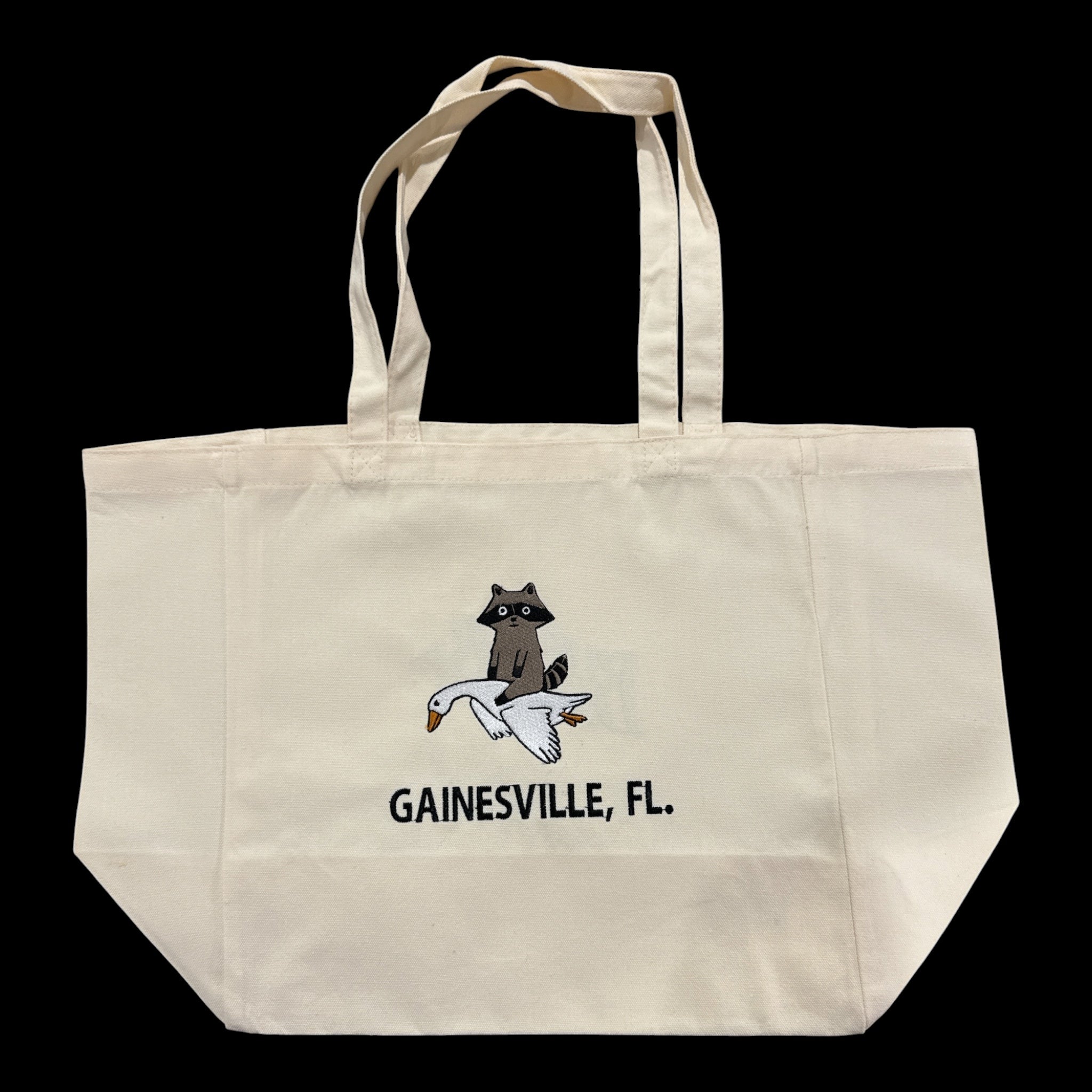 Raccoon and Goose Tote